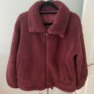 Lululemon Cinchable Fleece Zip-up Jacket size 10